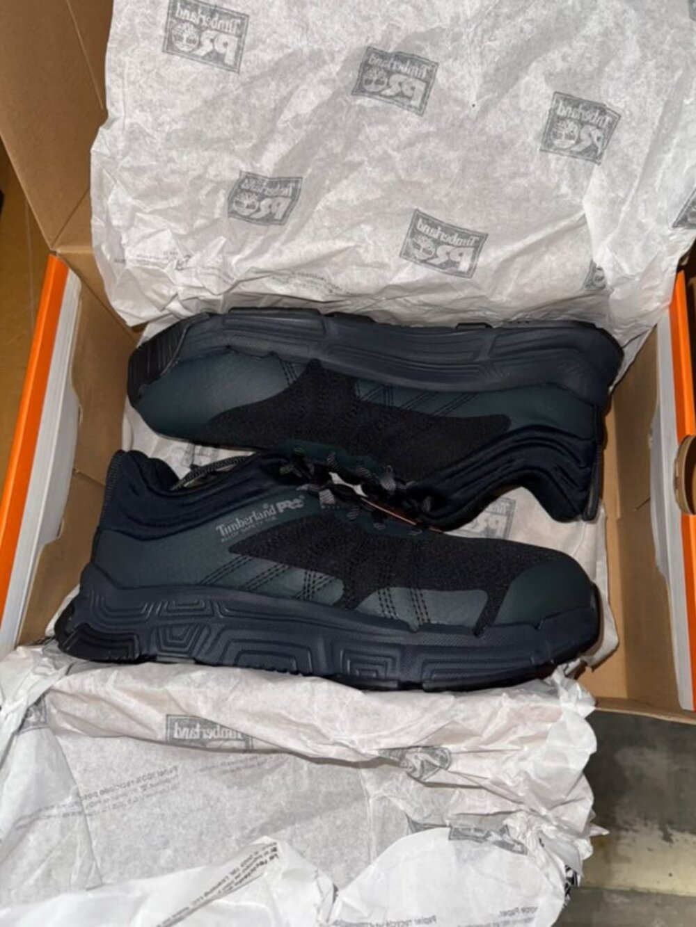 Timberland PRO XR-1 Alloy Safety Toe Work Shoes Black Gray Women’s 6.5